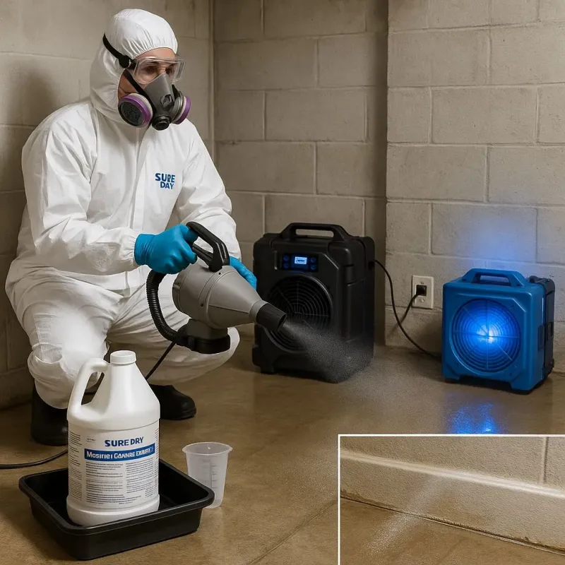 Sanitization and Odor Removal process in Murrieta, CA